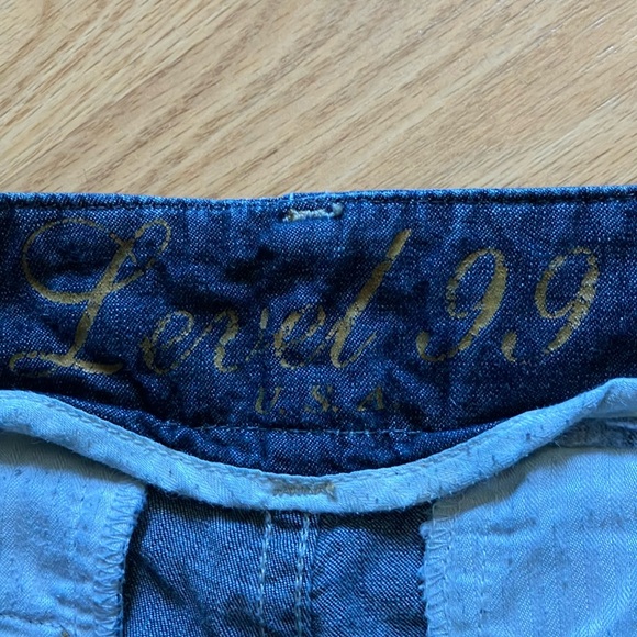Level 99 Deep Blue Flare Jeans - Picture 2 of 6